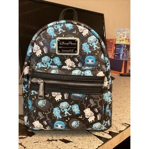 Disney Parks Loungefly Haunted Mansion AOP mini backpack
